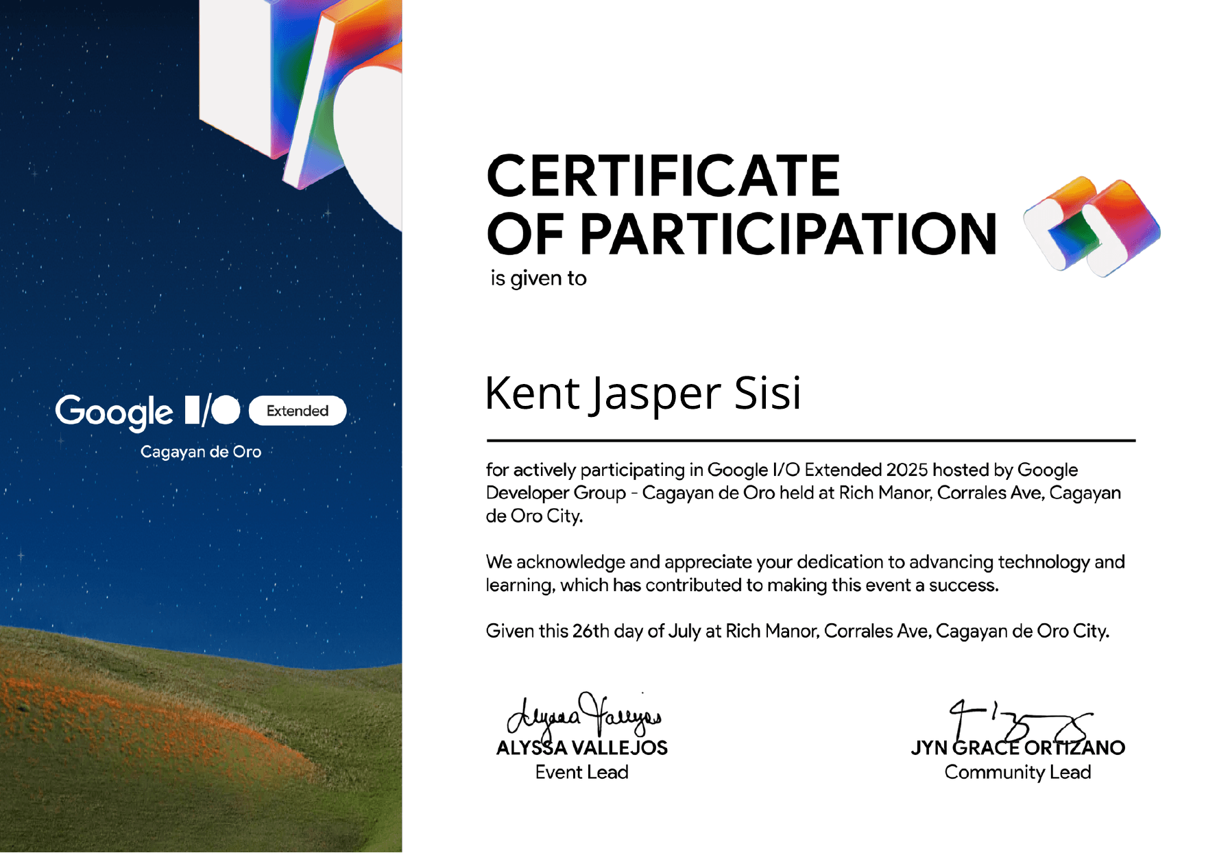Google I/O Extended 2025